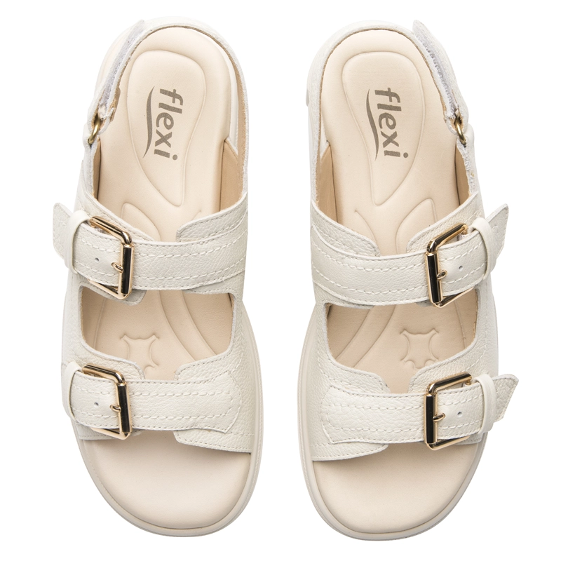 SANDALIA MUJER SIDNEY 133805 BLANCO MARFIL - 7
