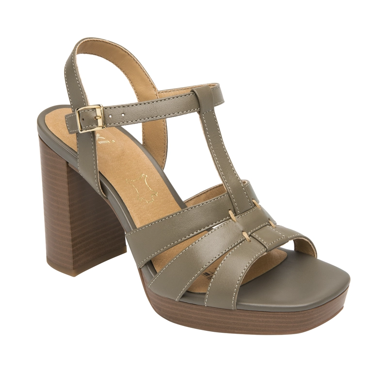 SANDALIA MUJER KATNIS 134401 TAUPE - 2