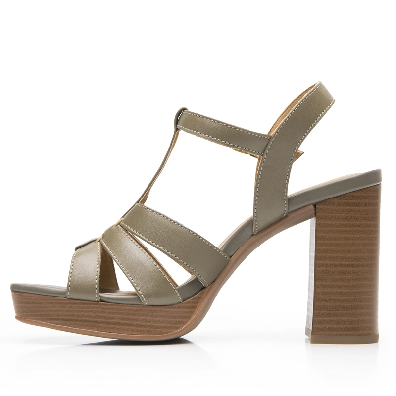 SANDALIA MUJER KATNIS 134401 TAUPE - 4