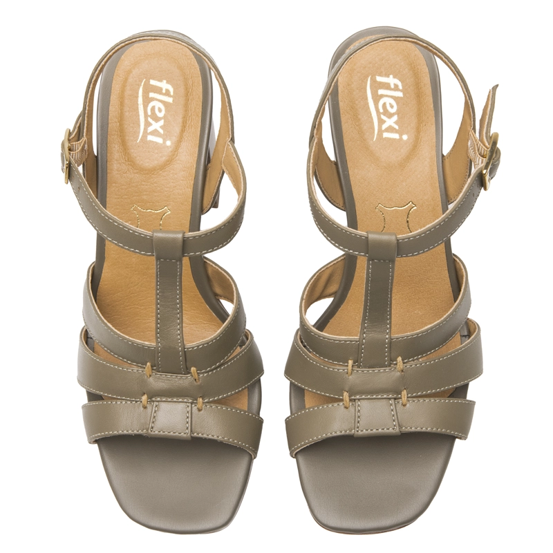 SANDALIA MUJER KATNIS 134401 TAUPE - 7