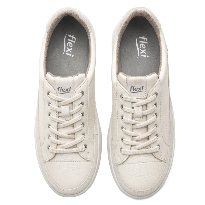 ZAPATILLA MUJER HELINA 136602 BLANCO MARFIL - 6