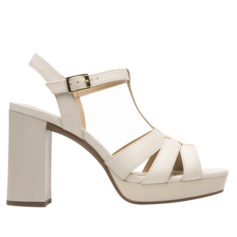 SANDALIA MUJER KATNIS 134401 BLANCO ALGODON - 1
