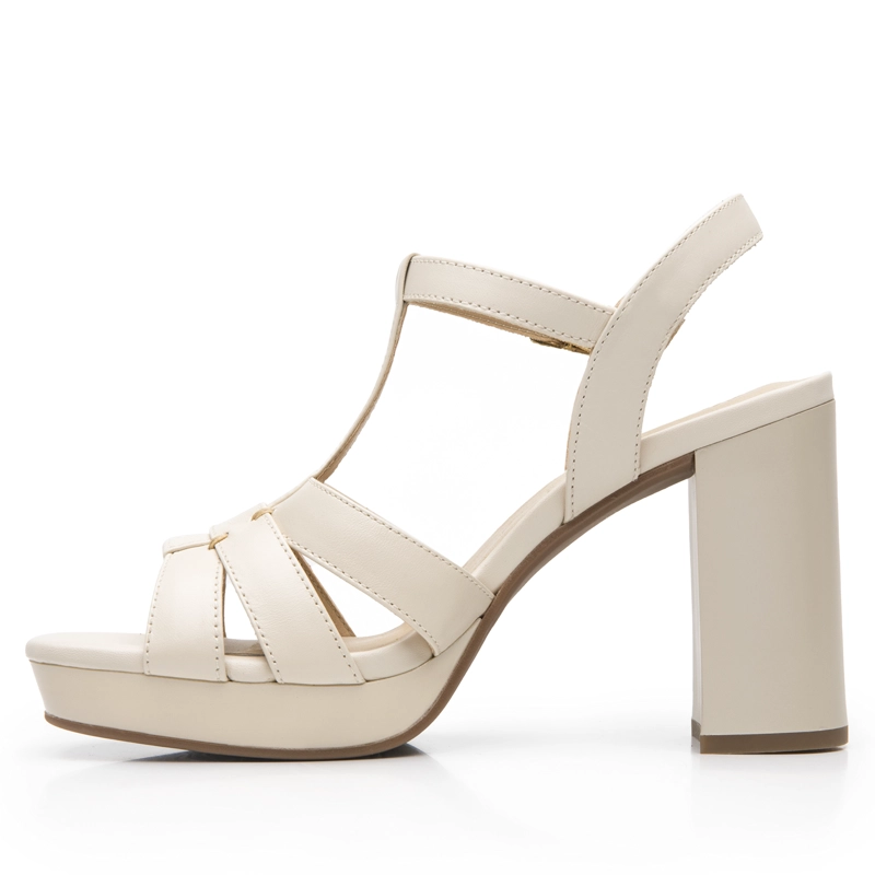 SANDALIA MUJER KATNIS 134401 BLANCO ALGODON - 3