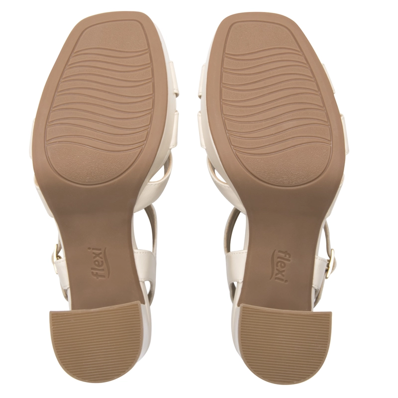 SANDALIA MUJER KATNIS 134401 BLANCO ALGODON - 7