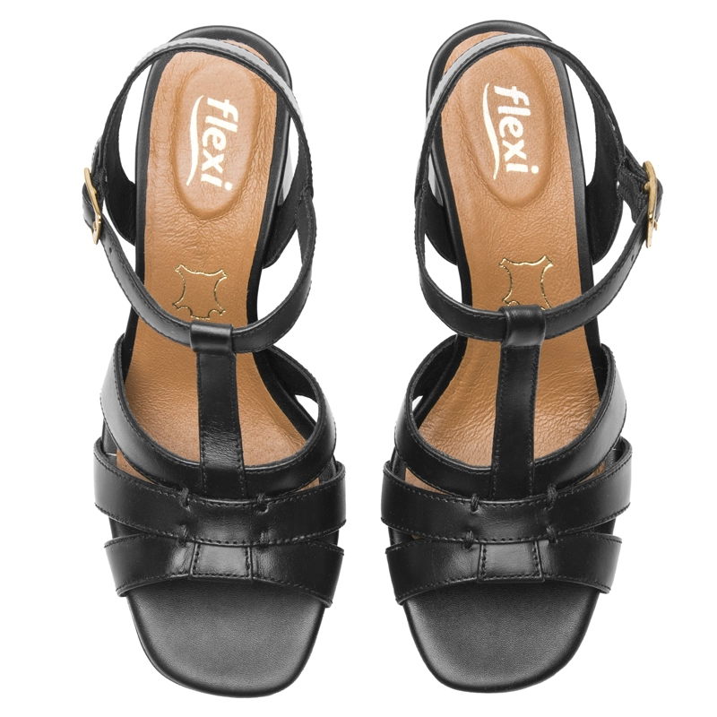 SANDALIA MUJER KATNIS 134401 NEGRA - 6