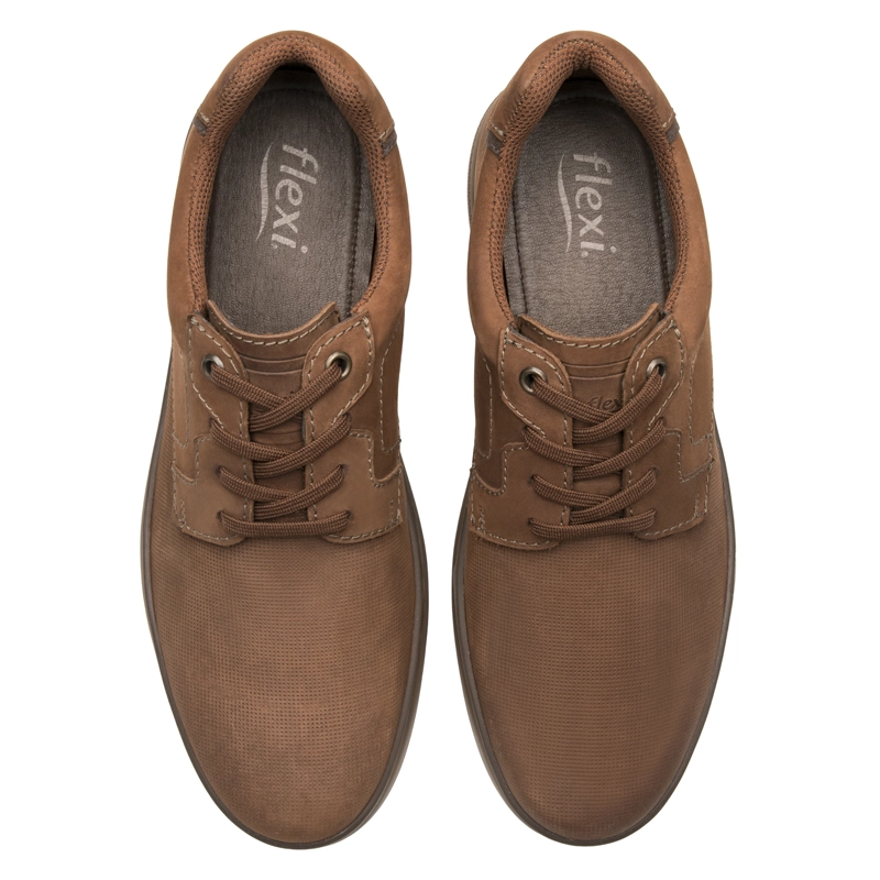 ZAPATILLA HOMBRE HELIOS 421801 CAFE - 6