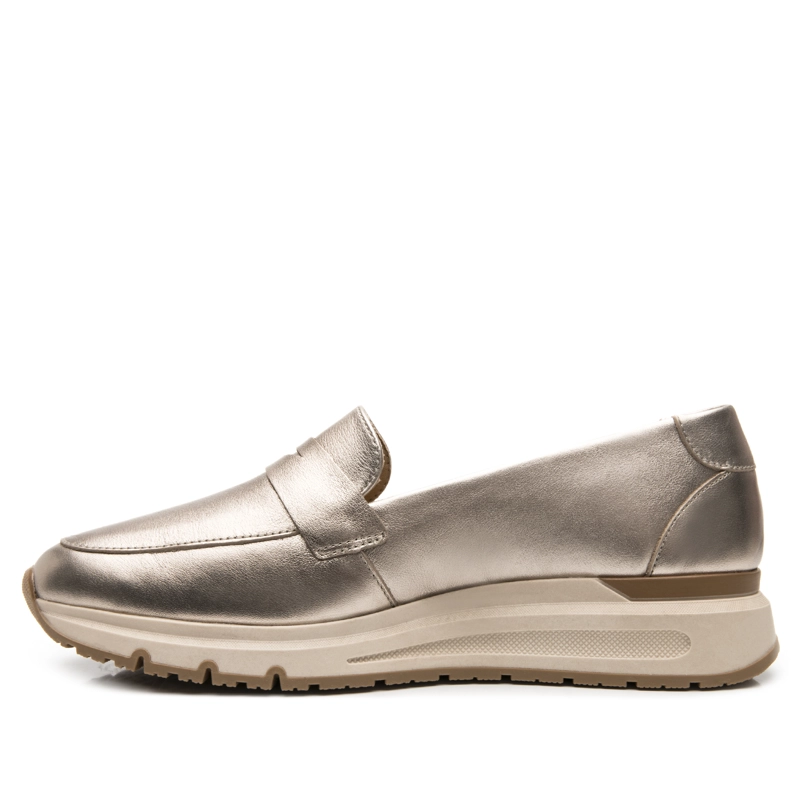 MOCASIN MUJER MILDRED 137002 ORO ROSADO - 3