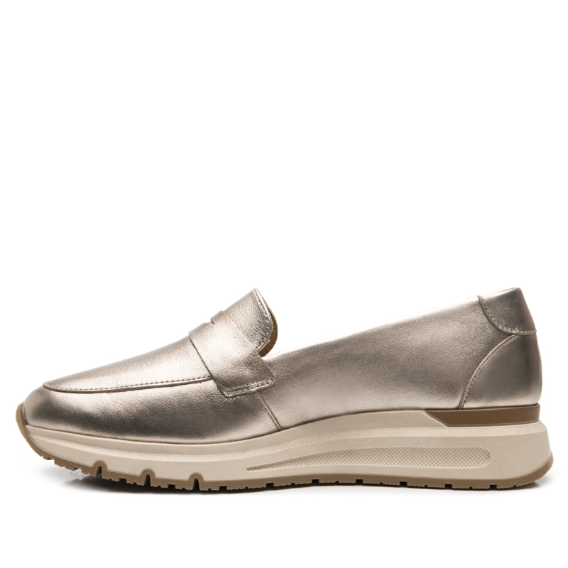 MOCASIN MUJER MILDRED 137002 ORO ROSADO - 3
