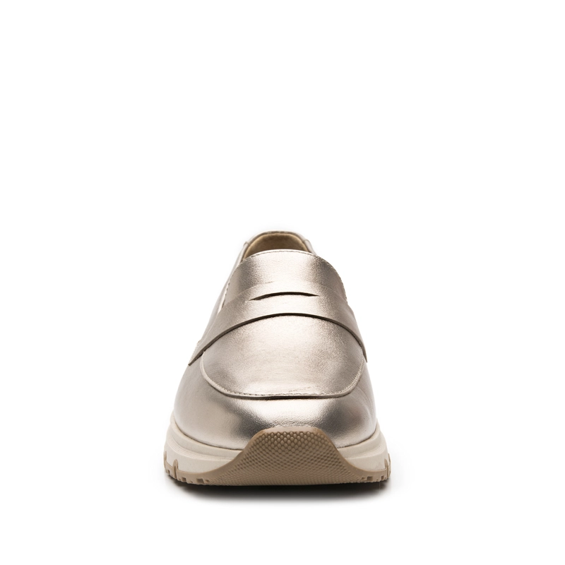 MOCASIN MUJER MILDRED 137002 ORO ROSADO - 4