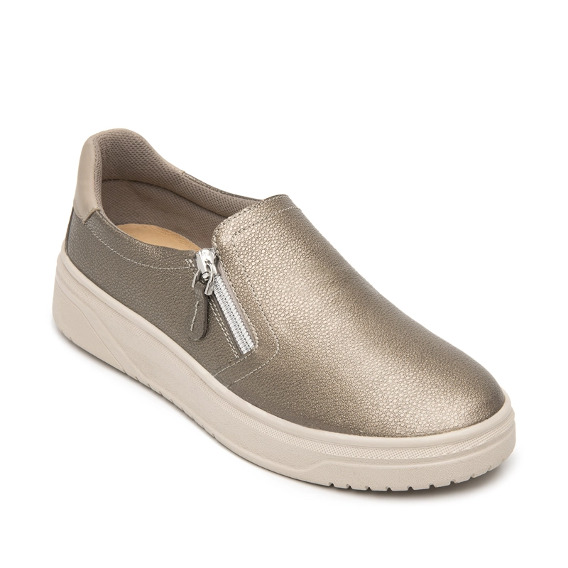 ZAPATILLA MUJER HELINA 136604 DORADA - 2