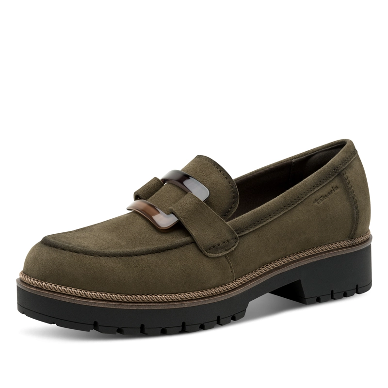MOCASIN MUJER TAMARIS 24722-43 VERDE OLIVO - 2