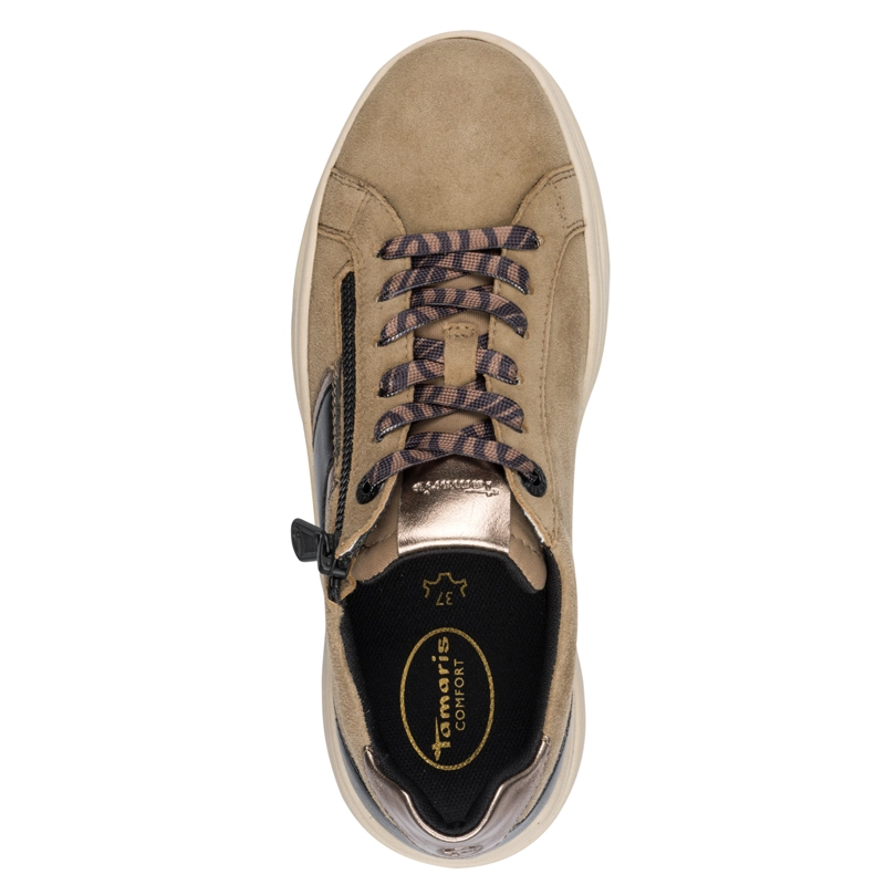 ZAPATILLA MUJER TAMARIS 83716-44 AMARILLO MOSTAZA - 6