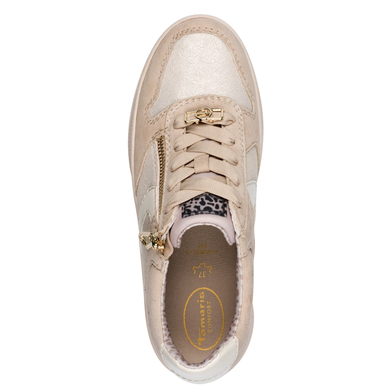 ZAPATILLA MUJER TAMARIS 83717-45 BEIGE - 6
