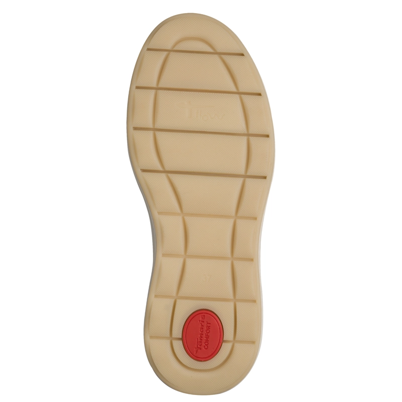 ZAPATILLA TAMARIS MUJER 83716-44 BLANCA Y  DORADO - 7