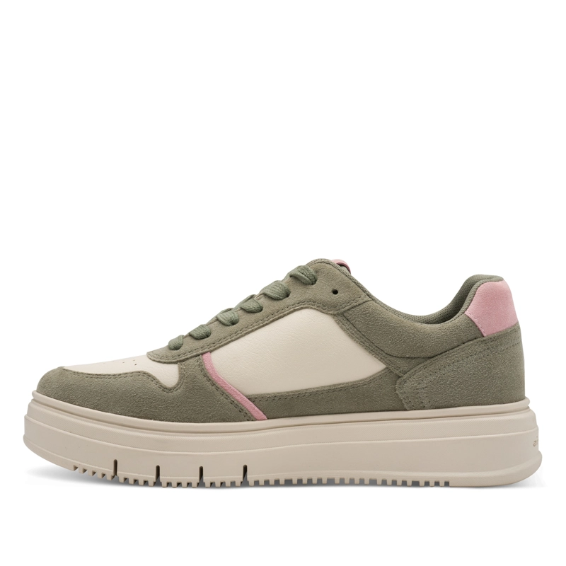 ZAPATILLA MUJER TAMARIS 23746-43 VERDE Y BLANCO - 4