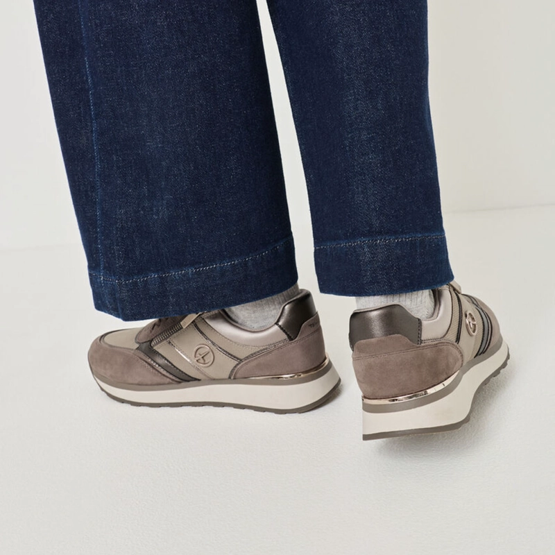ZAPATILLA TAMARIS MUJER 23726-43 TAUPE - 3
