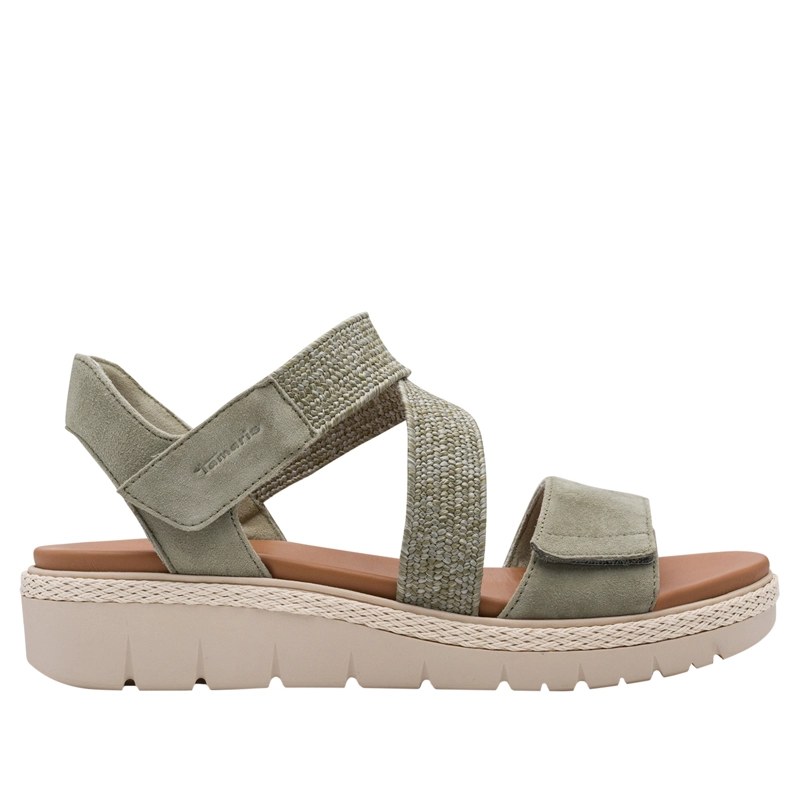 SANDALIA MUJER TAMARIS 28241-42 VERDE - 1
