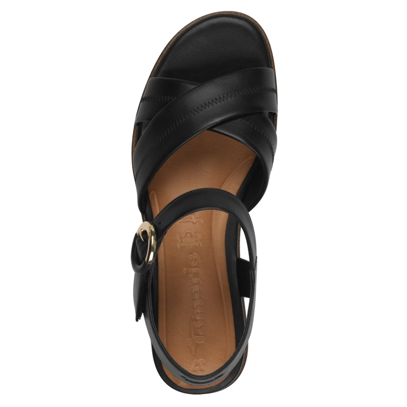 SANDALIA MUJER TAMARIS 28202-42 NEGRA - 5