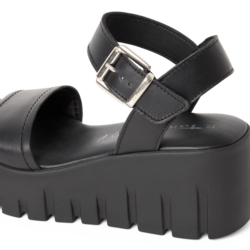 SANDALIA MUJER TAMARIS 28712-42 NEGRA - 2