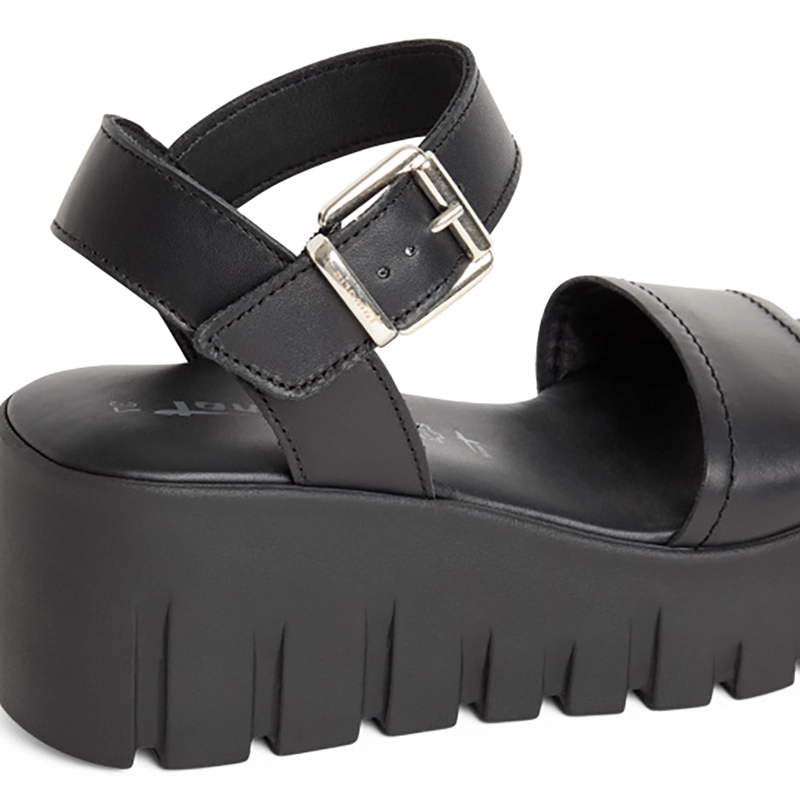 SANDALIA MUJER TAMARIS 28712-42 NEGRA - 4