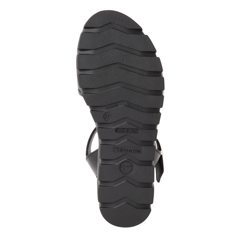 SANDALIA MUJER TAMARIS 28712-42 NEGRA - 7