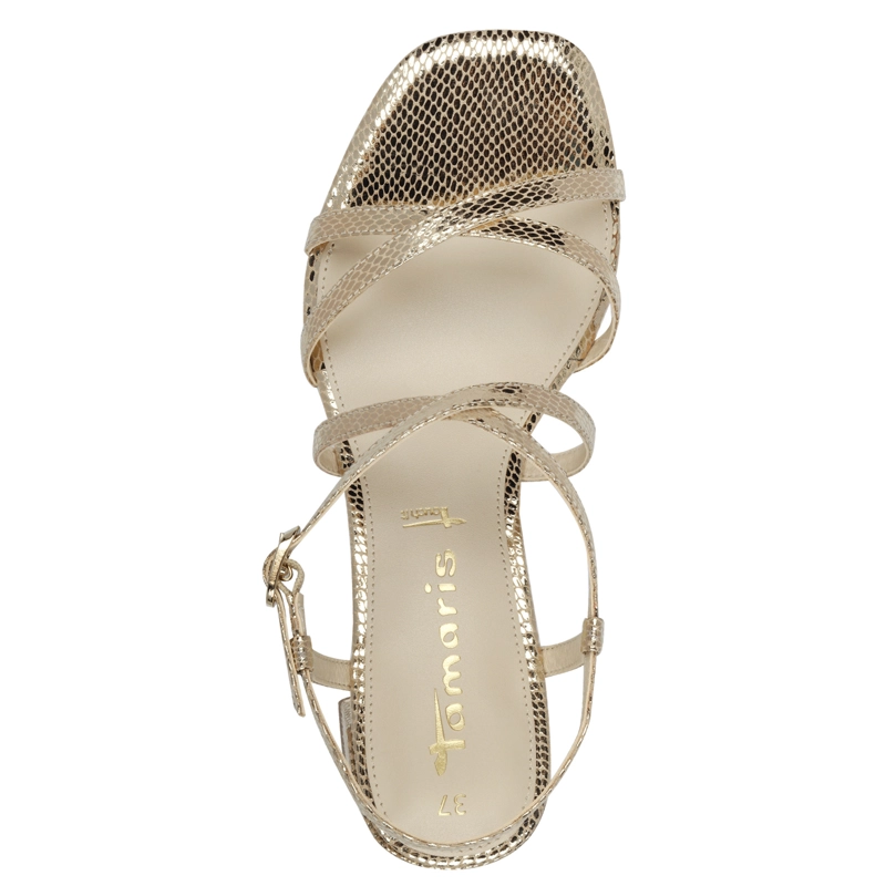 SANDALIA MUJER TAMARIS 28204-42 DORADA - 6