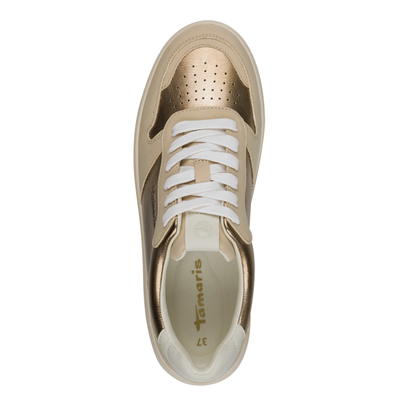 ZAPATILLA MUJER TAMARIS 23763-45 DORADA - 5