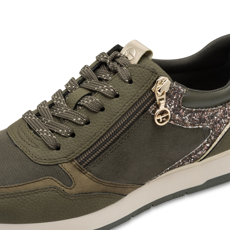 ZAPATILLA MUJER TAMARIS 23603-42 VERDE OLIVO - 2