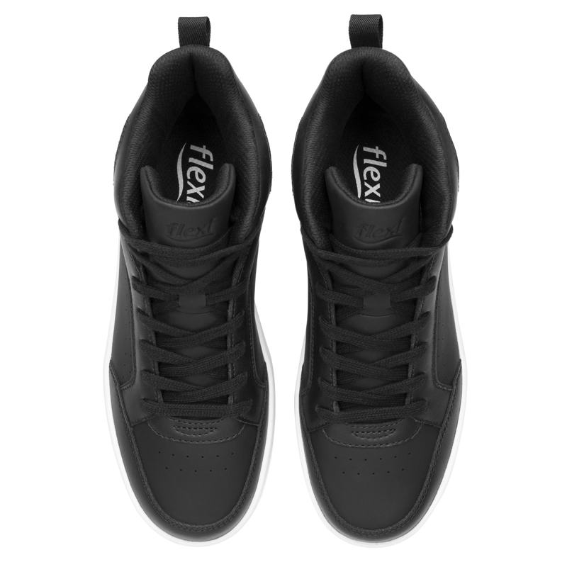 ZAPATILLA MUJER INNA 131606 NEGRA CAÑA ALTA - 7