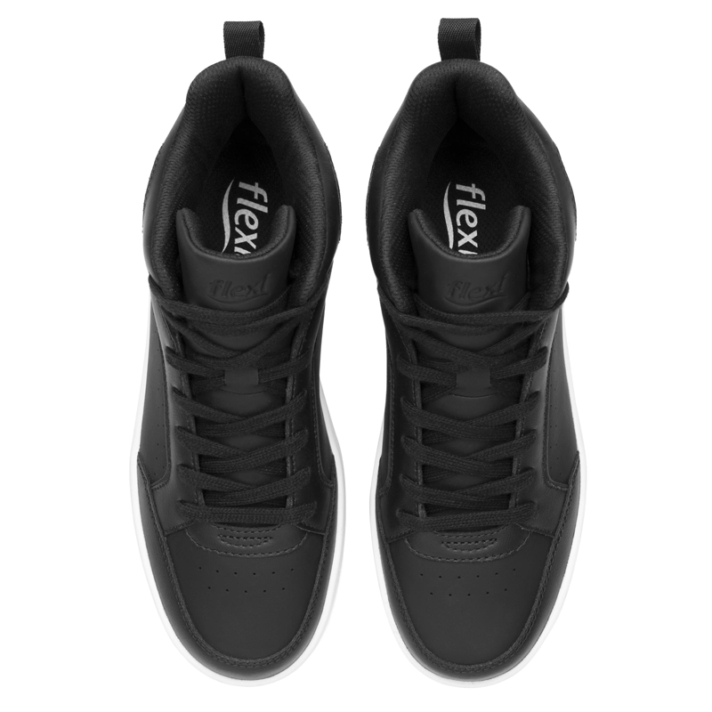 ZAPATILLA MUJER INNA 131606 NEGRA CAÑA ALTA - 7