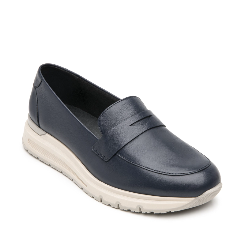 MOCASIN MUJER MILDRED 137002 AZUL MARINO - 2