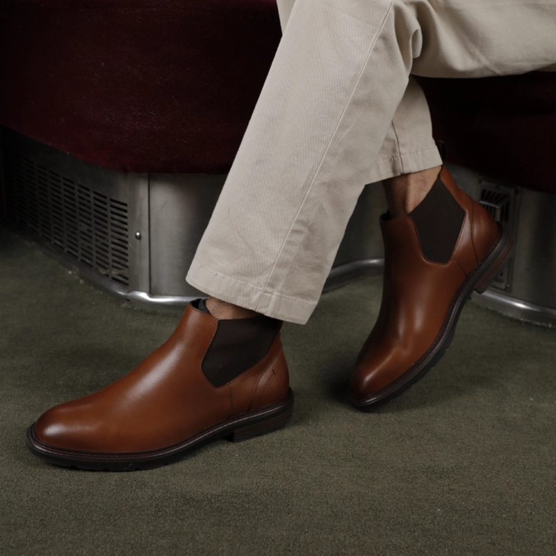 BOTIN HOMBRE HERRAN 419406 CAFE - 3