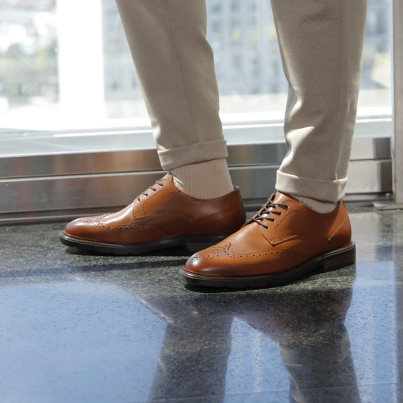 ZAPATO HOMBRE HERRAN 419407 CAFE - 3