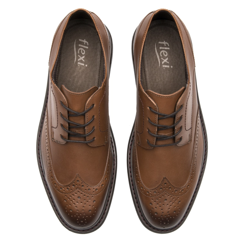 ZAPATO HOMBRE HERRAN 419407 CAFE - 7