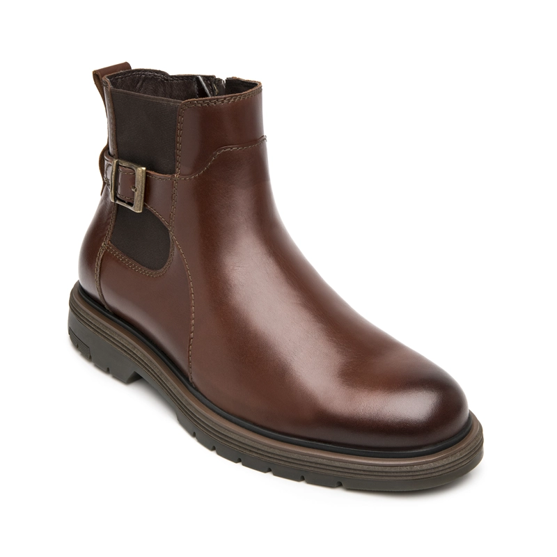 BOTIN HOMBRE KUNO 421702 CAFE  COGNAC - 2