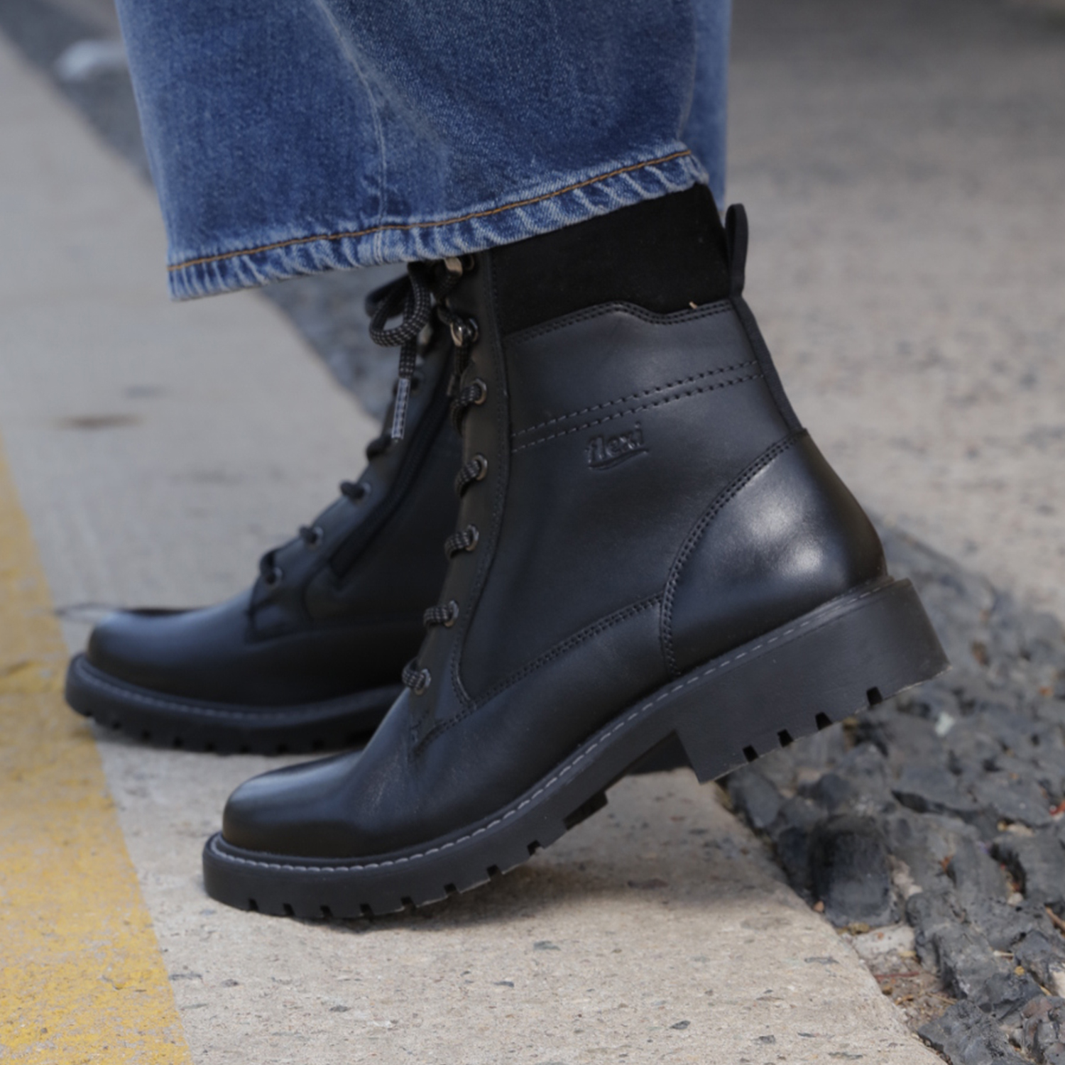 BOTIN FLEXI MUJER ALDARA 37826 NEGRO - 3