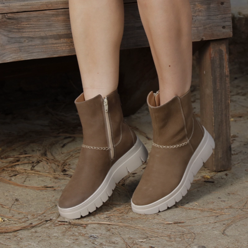 BOTIN MUJER DARIELA 137804 TAUPE - 3