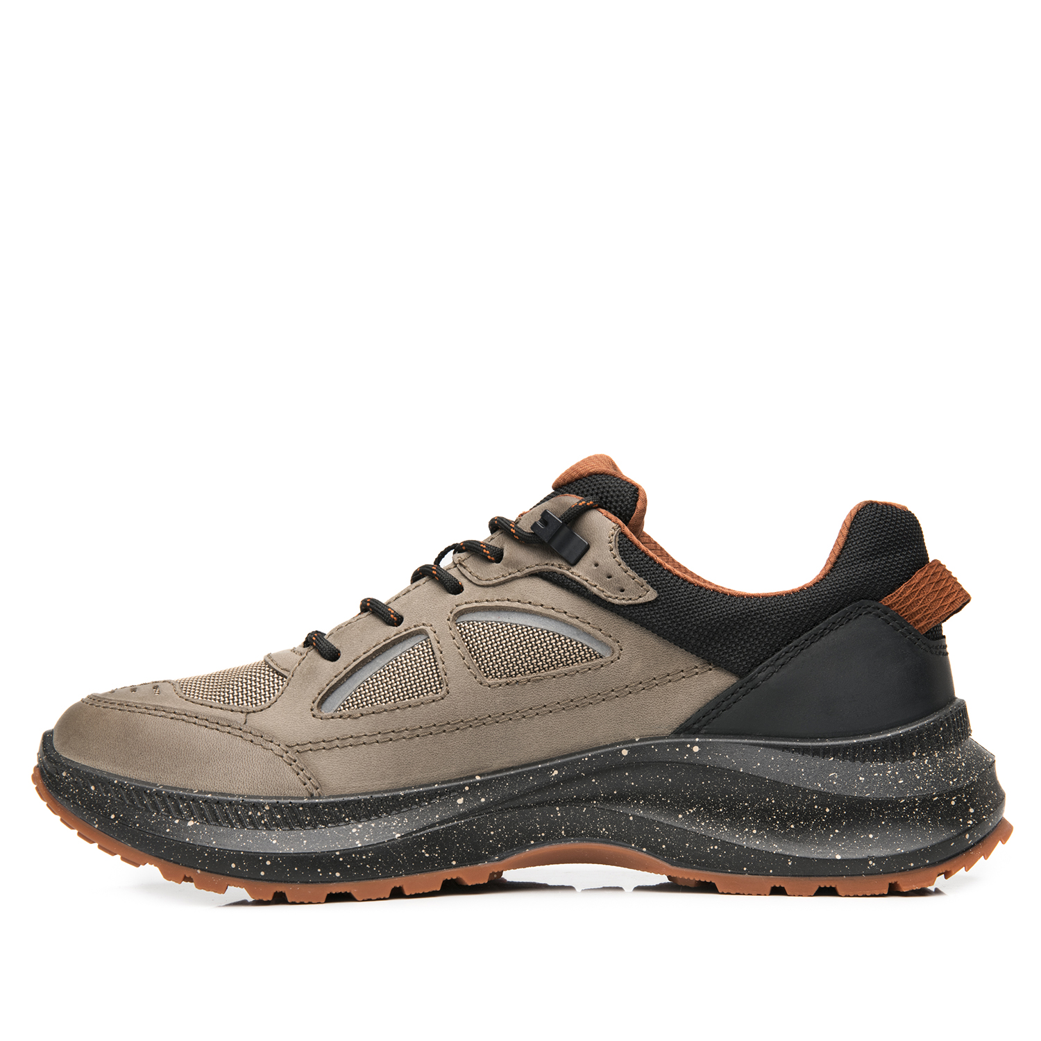 ZAPATO FLEXI OUTDOOR HOMBRE LAWSON 420306 TAUPE Y NEGRO - 3