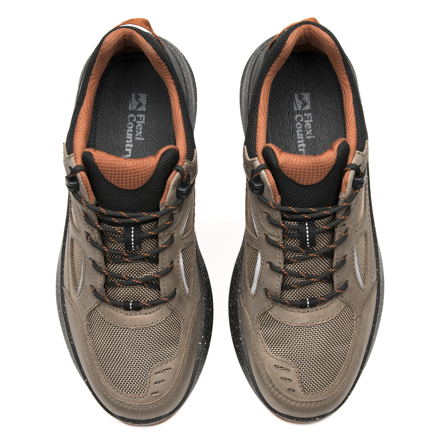 ZAPATO FLEXI OUTDOOR HOMBRE LAWSON 420306 TAUPE Y NEGRO - 6