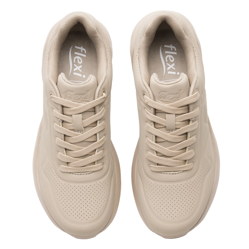 ZAPATILLA FLEXI MUJER SALUMA 131501 TAUPE - 6