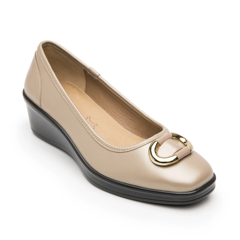 ZAPATO MUJER ANANSA 136704 DORADO - 2