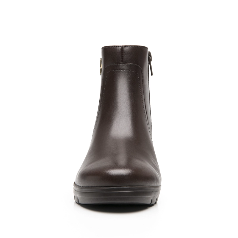 BOTIN MUJER CATALEYA 104827 CAFE  MADERA - 4