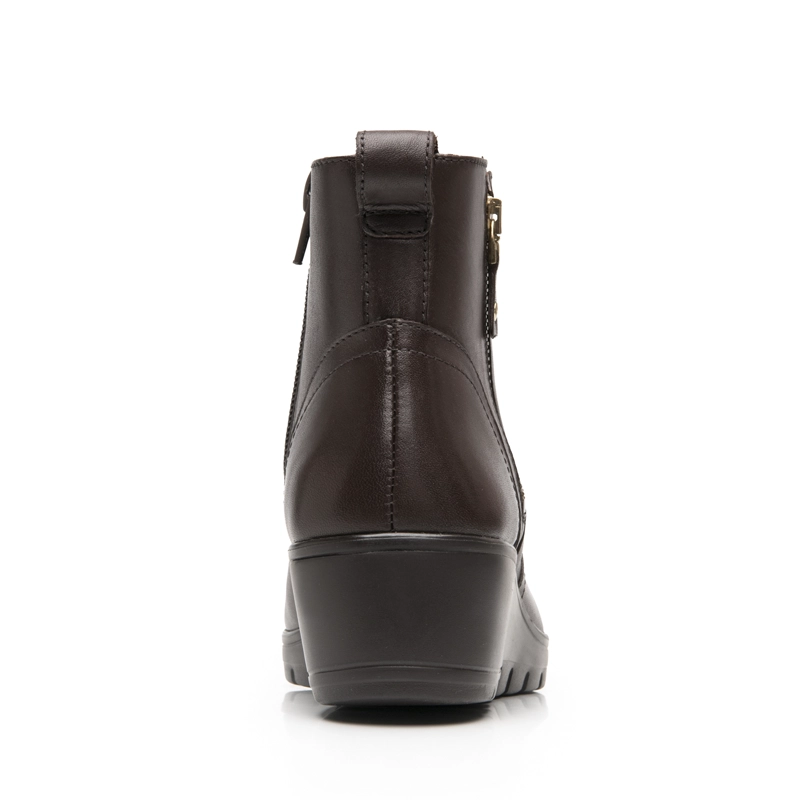 BOTIN MUJER CATALEYA 104827 CAFE  MADERA - 5