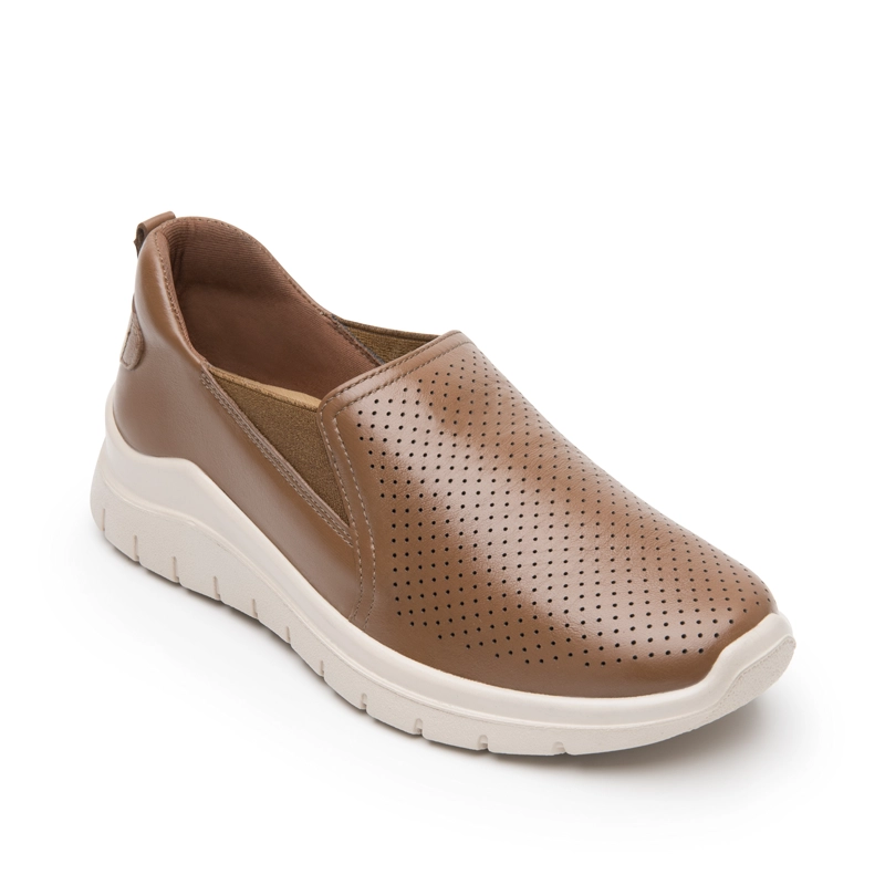 ZAPATILLA MUJER AZURE 130210 CAFE - 2
