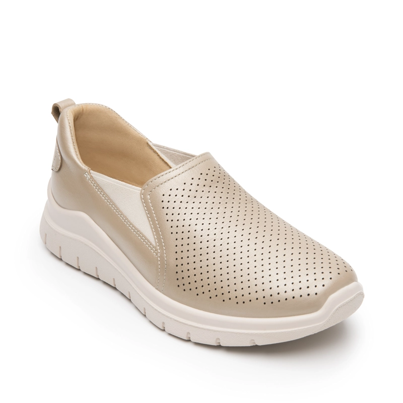 ZAPATILLA MUJER AZURE 130210 DORADA - 2