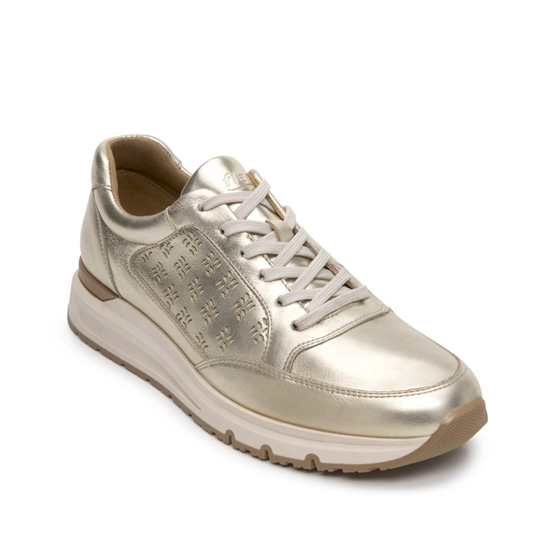 ZAPATILLA MUJER MILDRED 137004 DORADA - 2