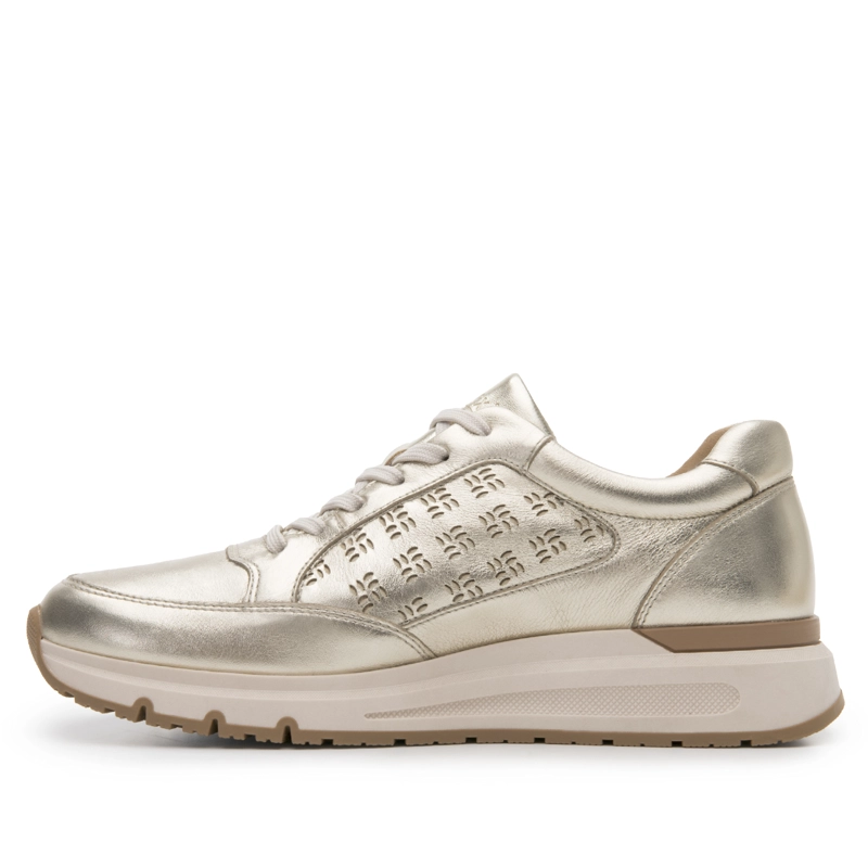 ZAPATILLA MUJER MILDRED 137004 DORADA - 3