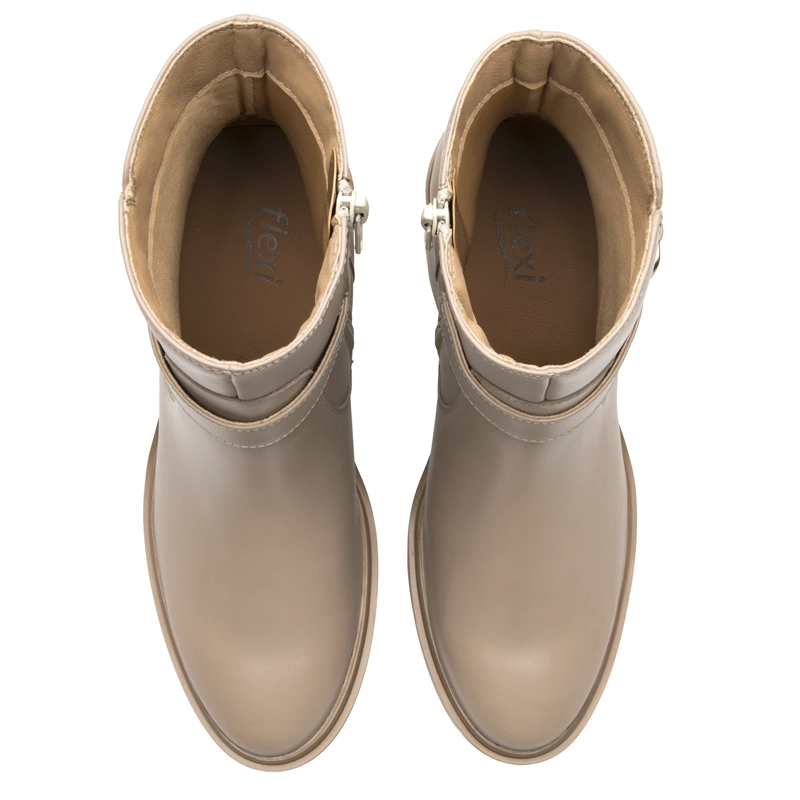 BOTIN FLEXI MUJER ISBELLE 130308 BEIGE - 6