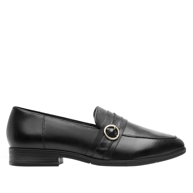 MOCASIN MUJER LORELA 137203 NEGRO - 1