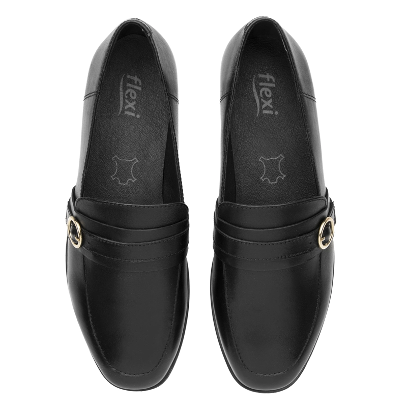 MOCASIN MUJER LORELA 137203 NEGRO - 6